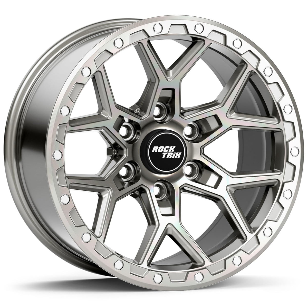 20x9 Machined Silver Off Road Wheels 6x139.7 N14176