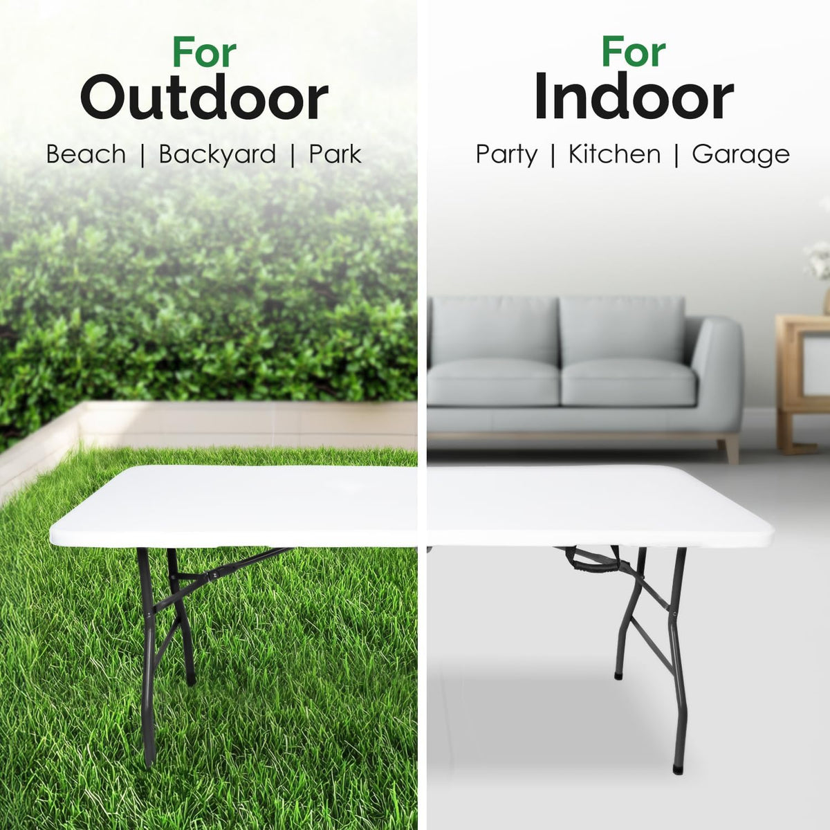 6ft Folding Table with Handle A218