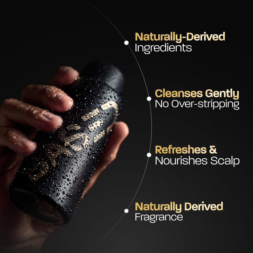 Shampoo, Conditioner & Leave-In Conditioner with Peppermint, Coconut & Avocado Oil Q306