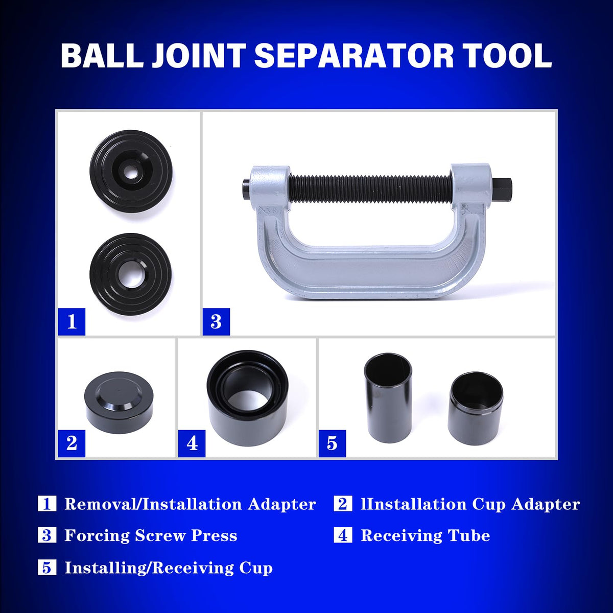 10PC Ball Joint Removal Tool Kit V264179