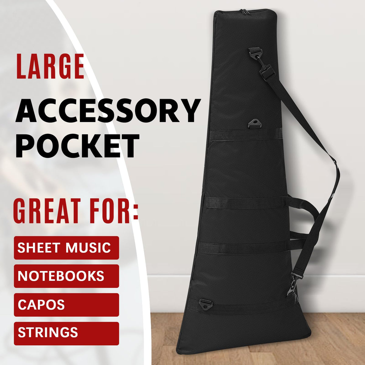 Foam Padded Guitar Gig Bag Q2892