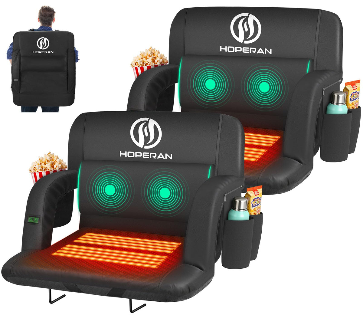 Massage Heated Stadium Seats for Bleachers C118058