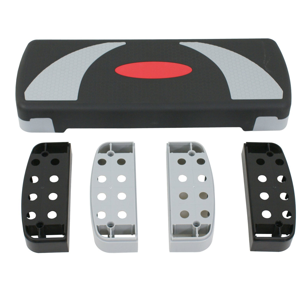 31" Adjustable Aerobic Step Platform with 4 Stackable Risers E7012