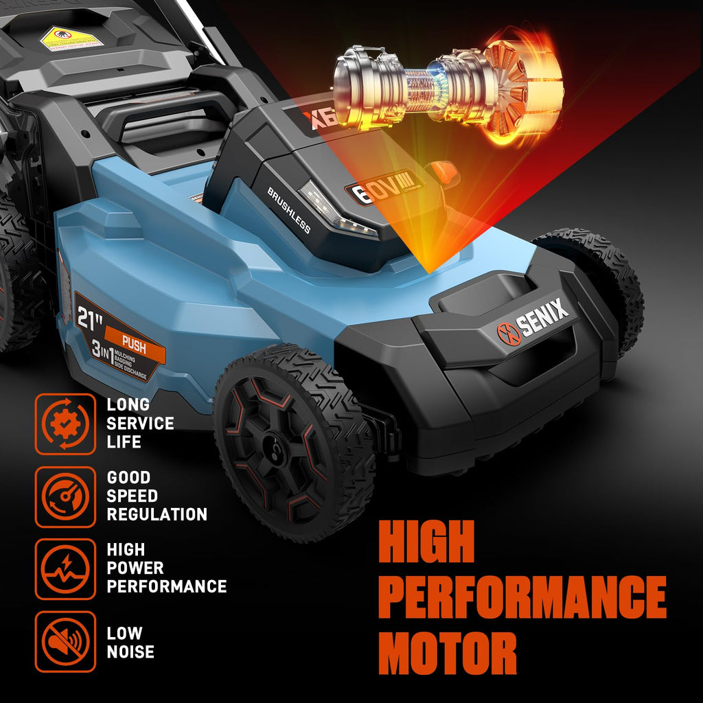 60V Electric Cordless Push Mower T45684
