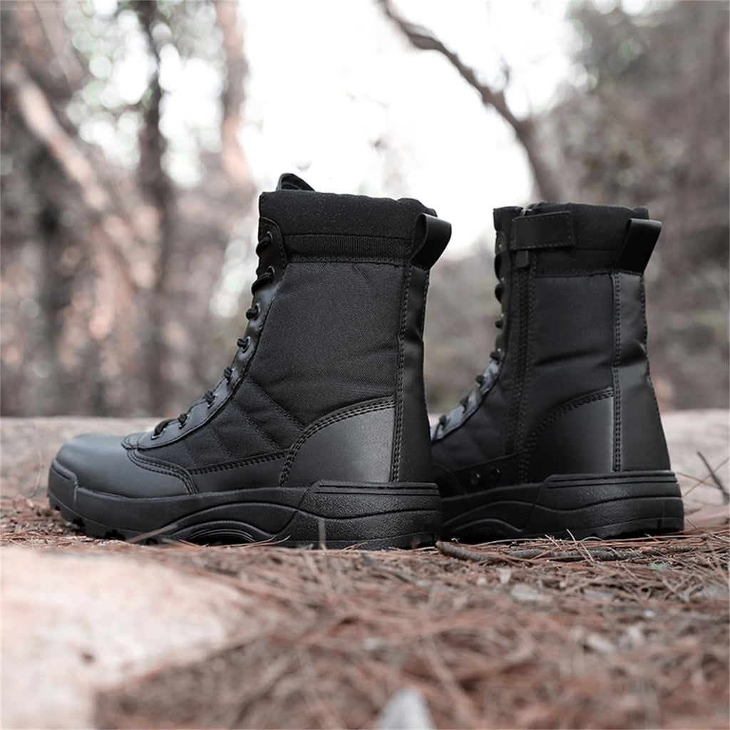 8 Inch High Top Suede Leather Military Tactical Boots E22469