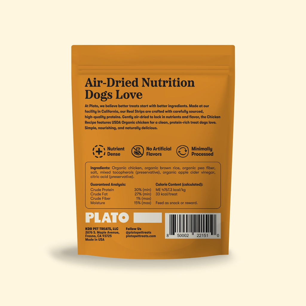 Organic Chicken Recipe Dog Treats, 18 oz T5885