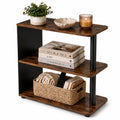 3-Tier Narrow Industrial End Table J123366
