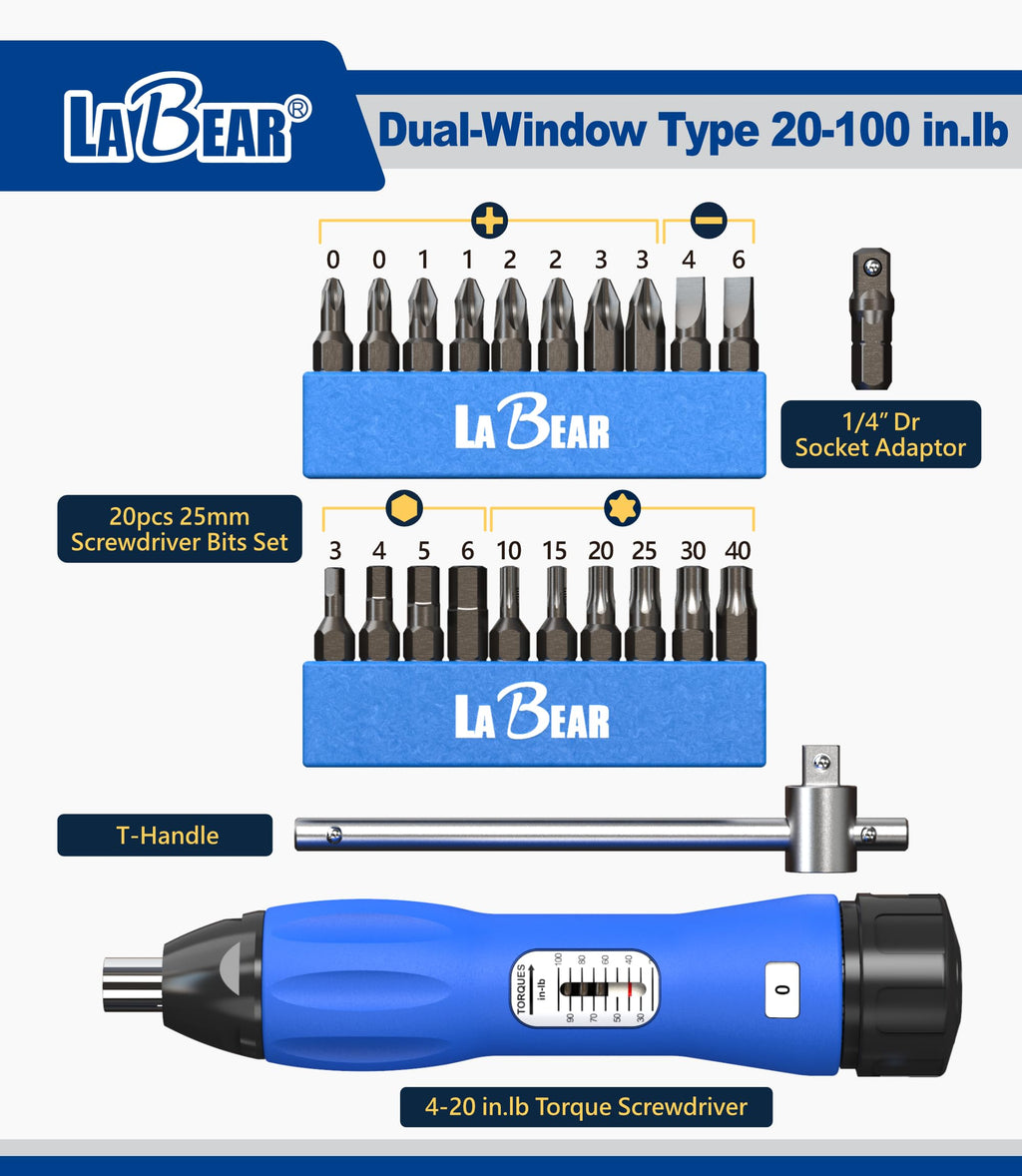 23-Piece Torque Screwdriver Set B43149