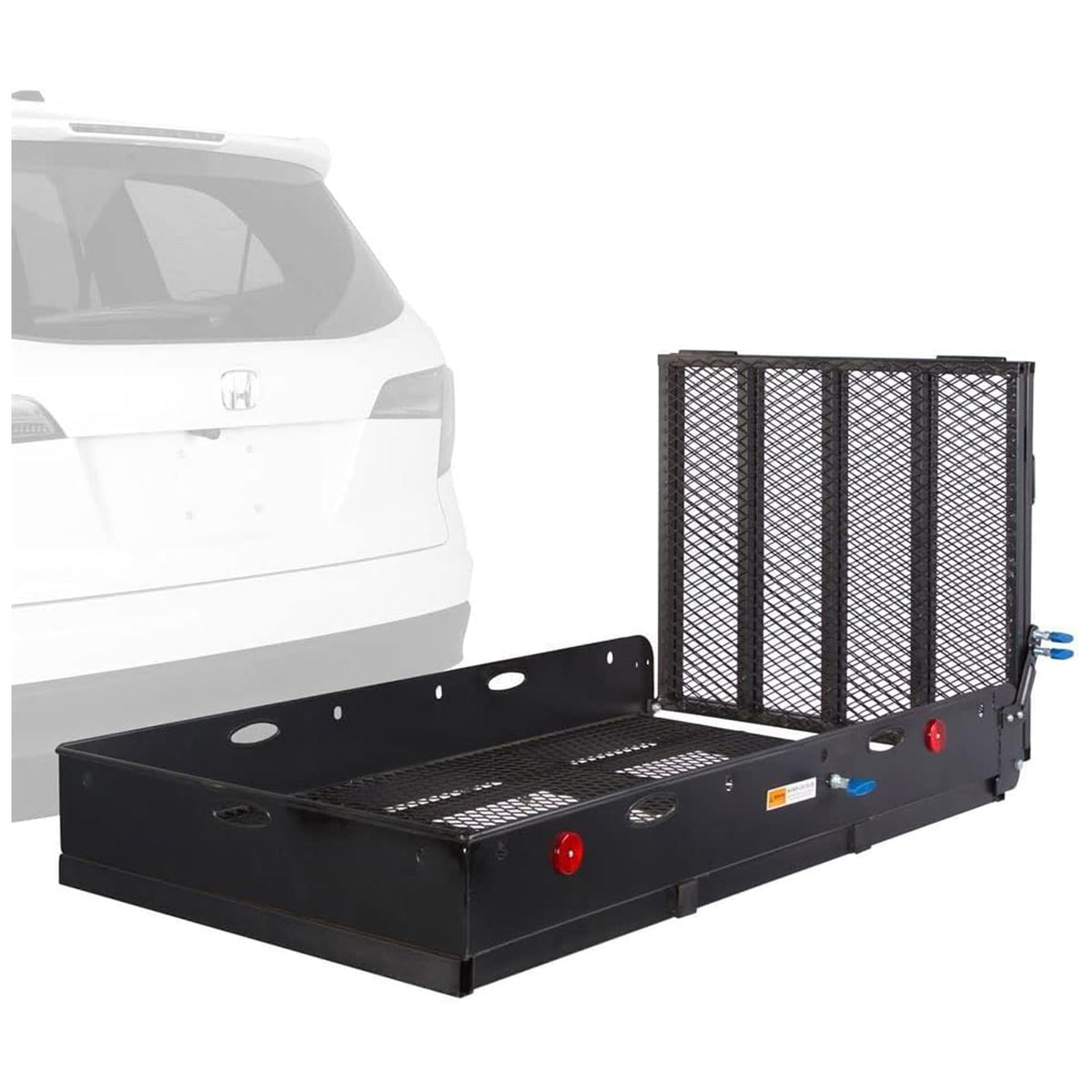 Folding Hitch Cargo Carrier with 60" Ramp T10799