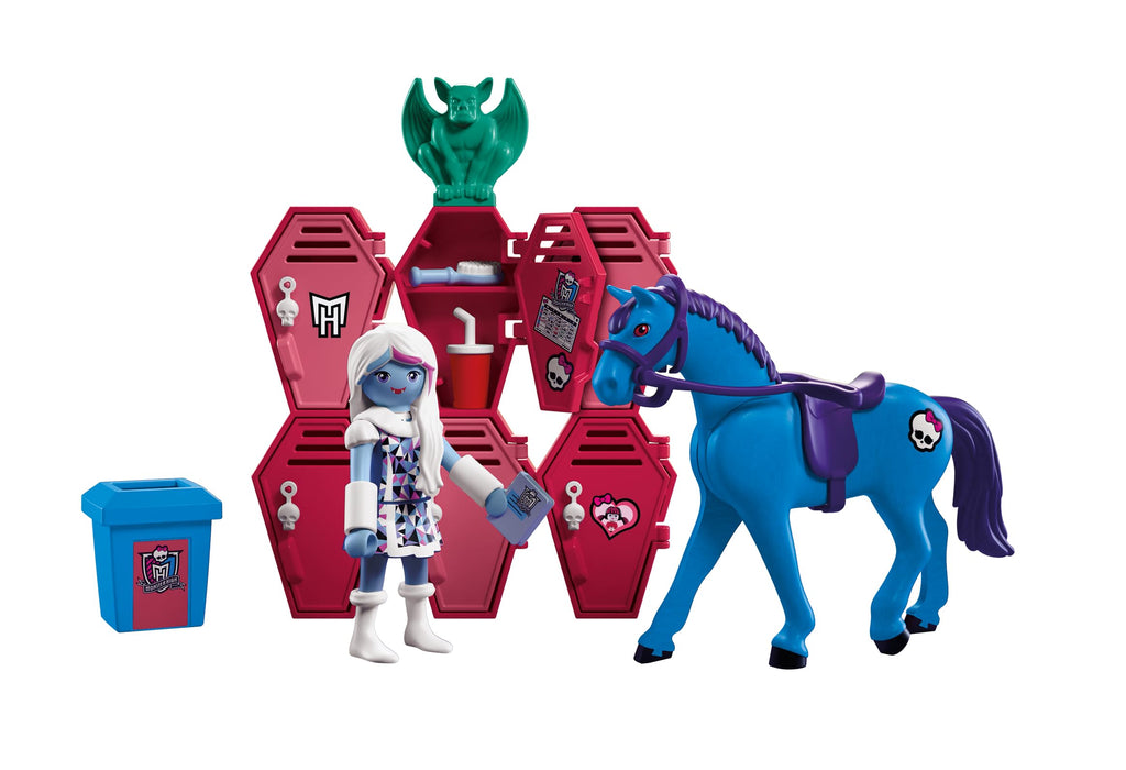 Monster High School Hallway Scene with Lockers A874768