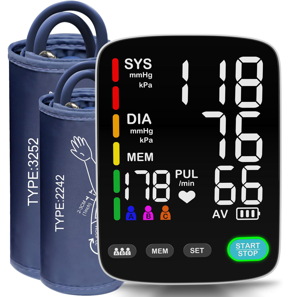 Automatic Upper Arm Blood Pressure Monitor with 5.4 inch LED Screen Q540008