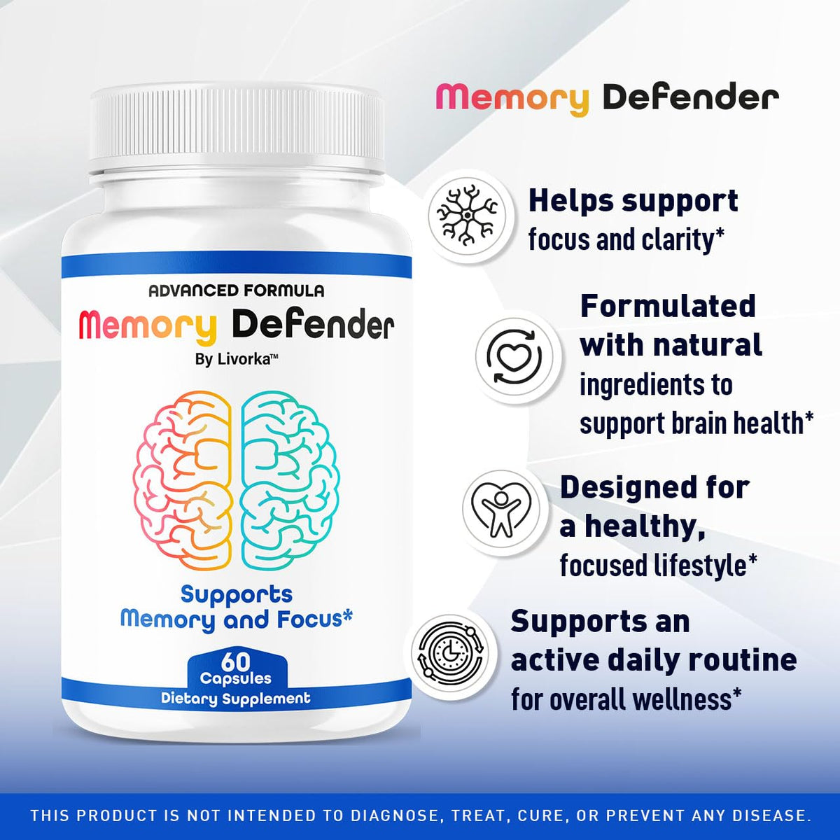 3 Pack Memory Capsules 180 Capsules L124
