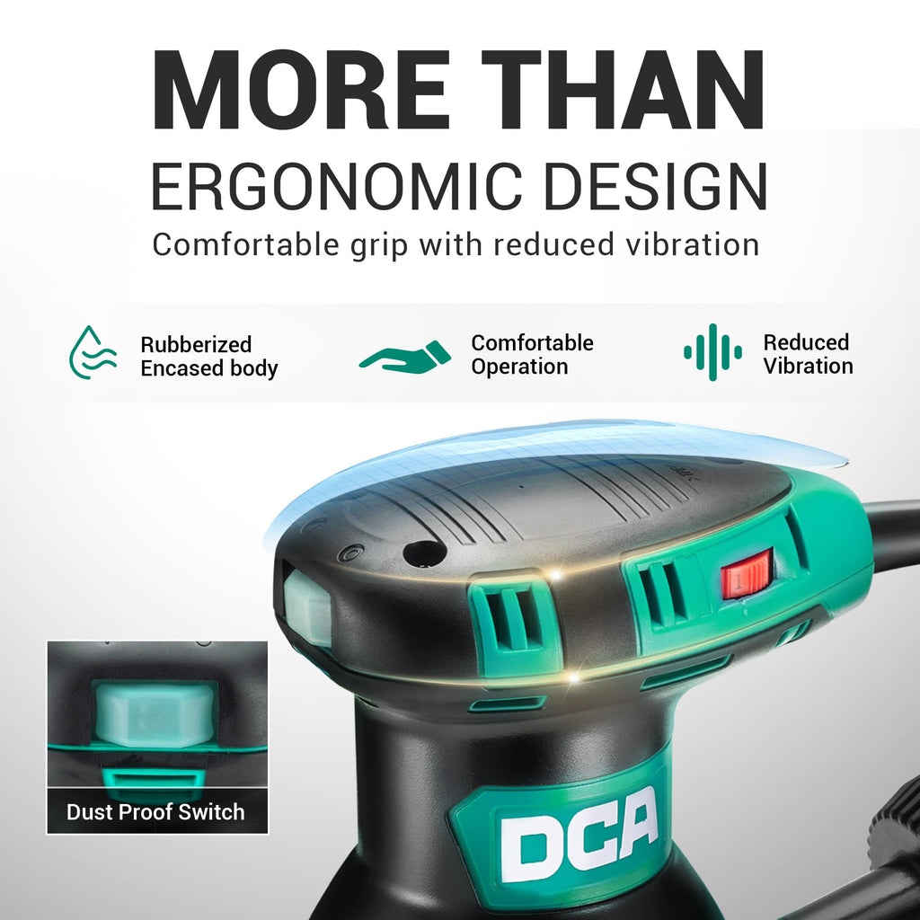 3.0 AMP Corded Random Orbital Sander 6 Speeds 5-Inch L43091