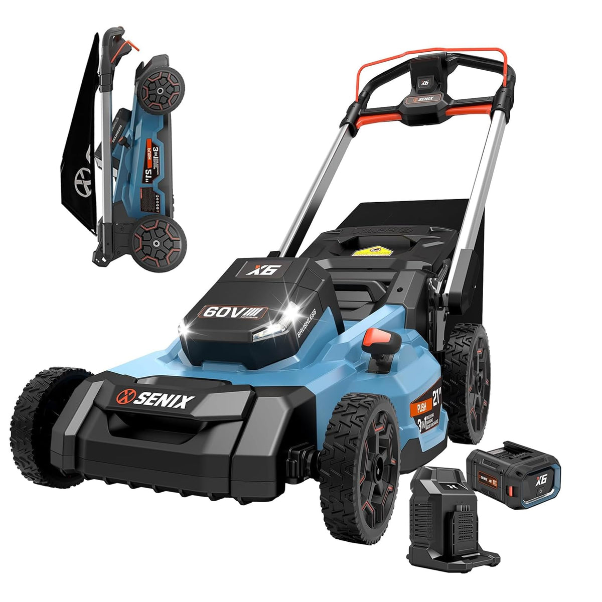 60V Electric Cordless Push Mower T45684
