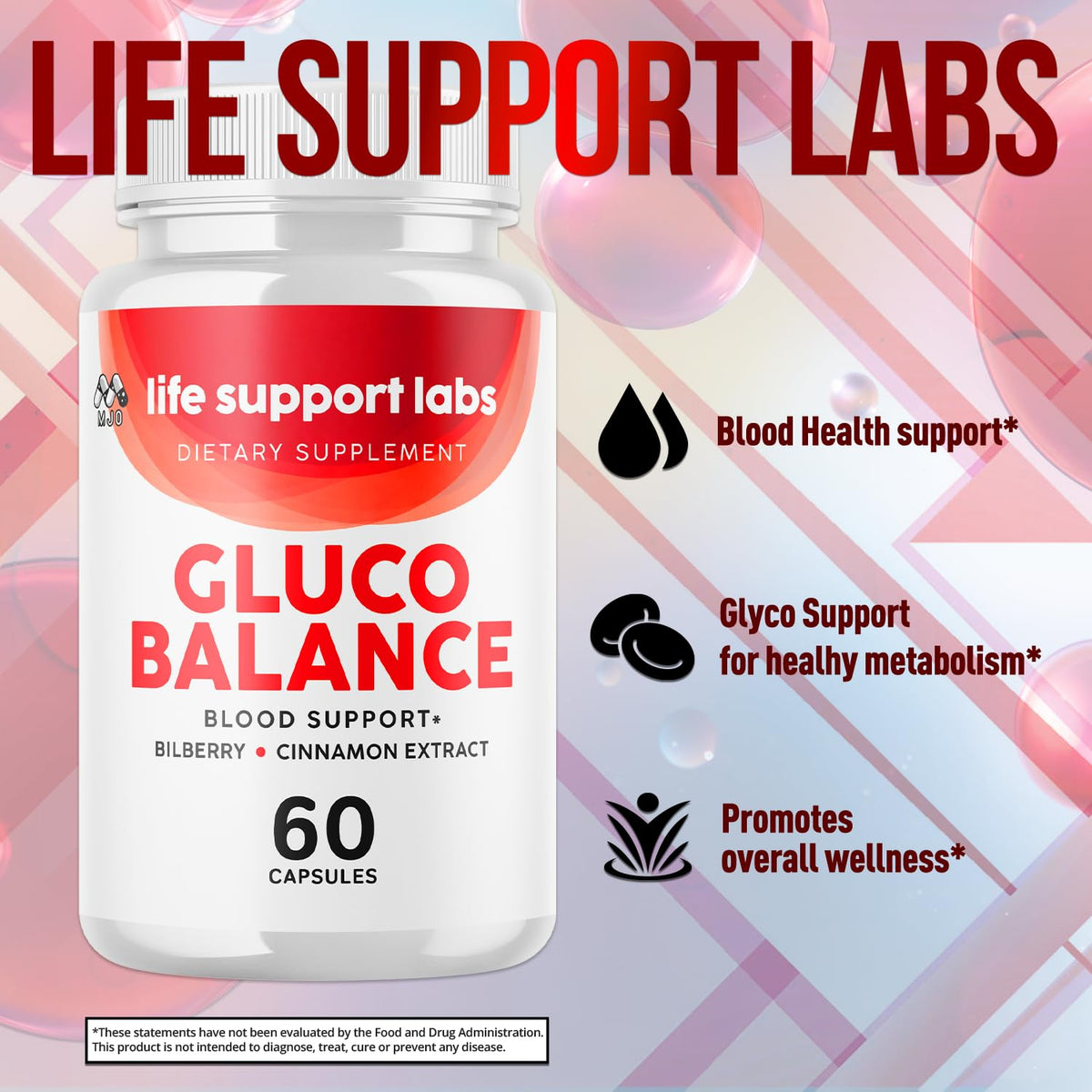3 Pack 180 Capsules Blood Health Pills R2870