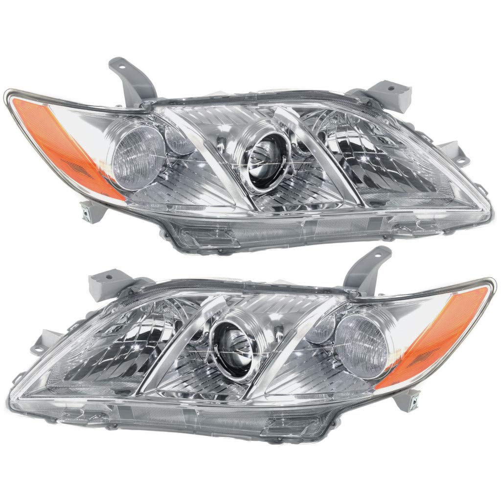Toyota Camry Headlight Assembly Pair Driver and Passenger Side J244
