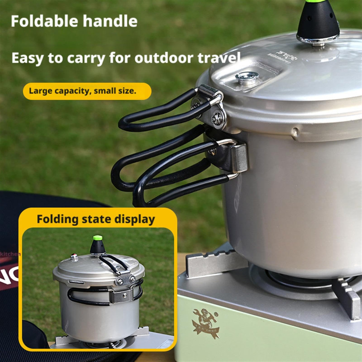 2L Aluminum Alloy Pressure Cooker W9958