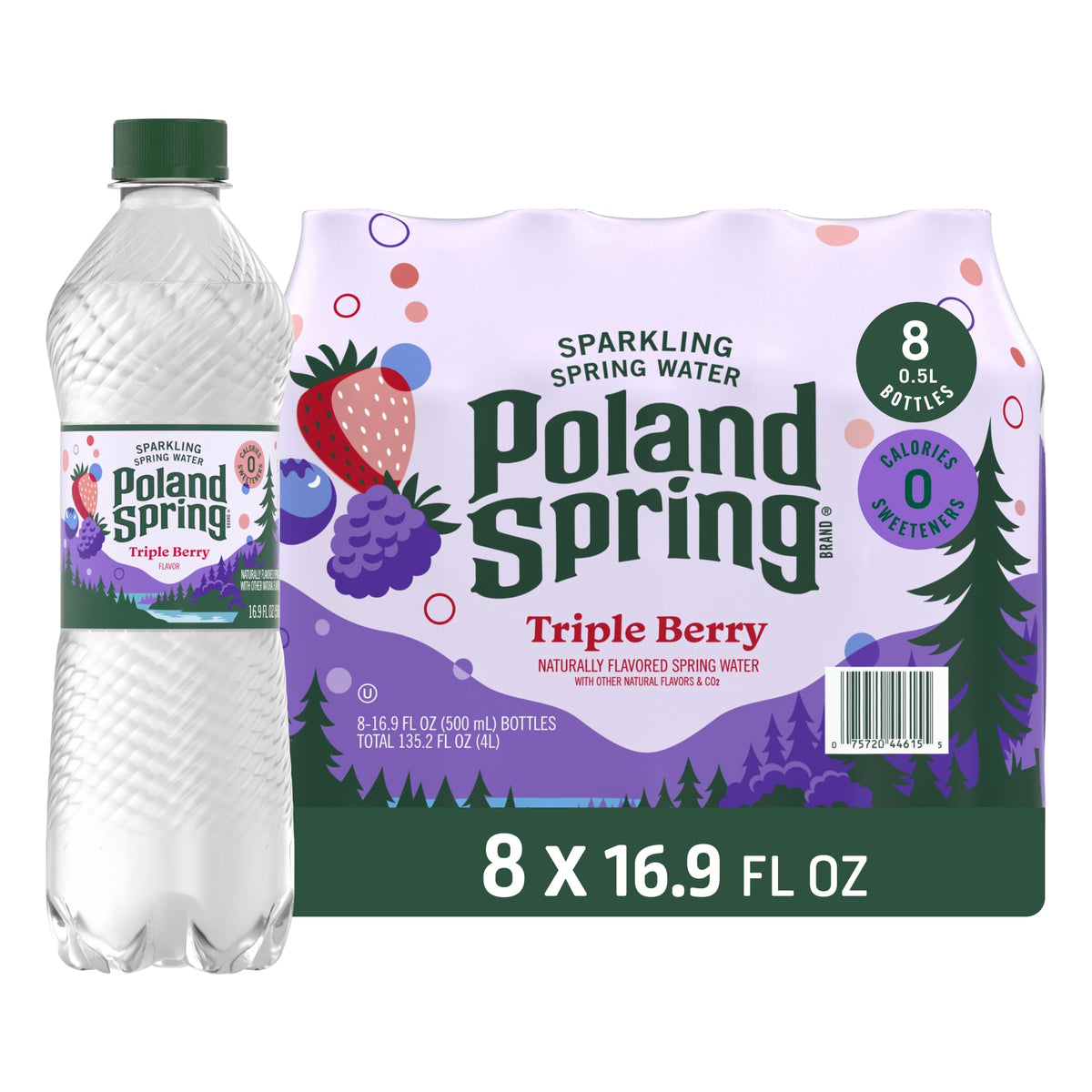 Sparkling Bottled Water 33.8 Fl Oz Y75579