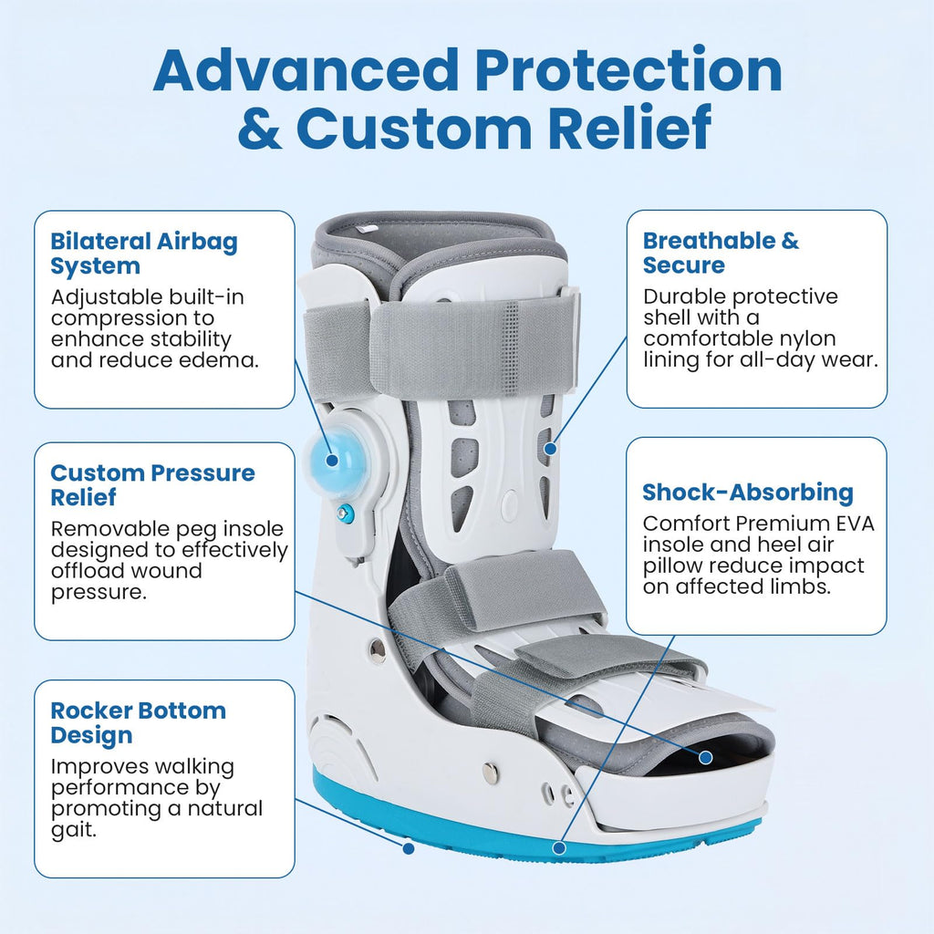 Small Air Cam Walker Fracture Boot with Decompression Insole O64062
