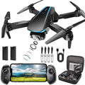 1080P HD Foldable Drone with Camera, 2 Batteries, Carrying Case K778184