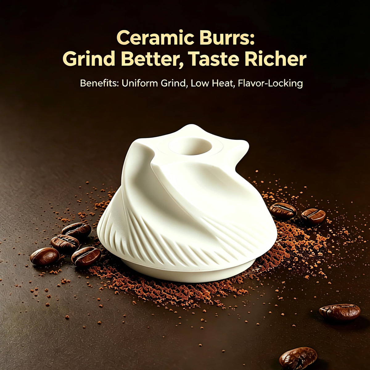 Manual Coffee Grinder with Adjustable Settings J939817