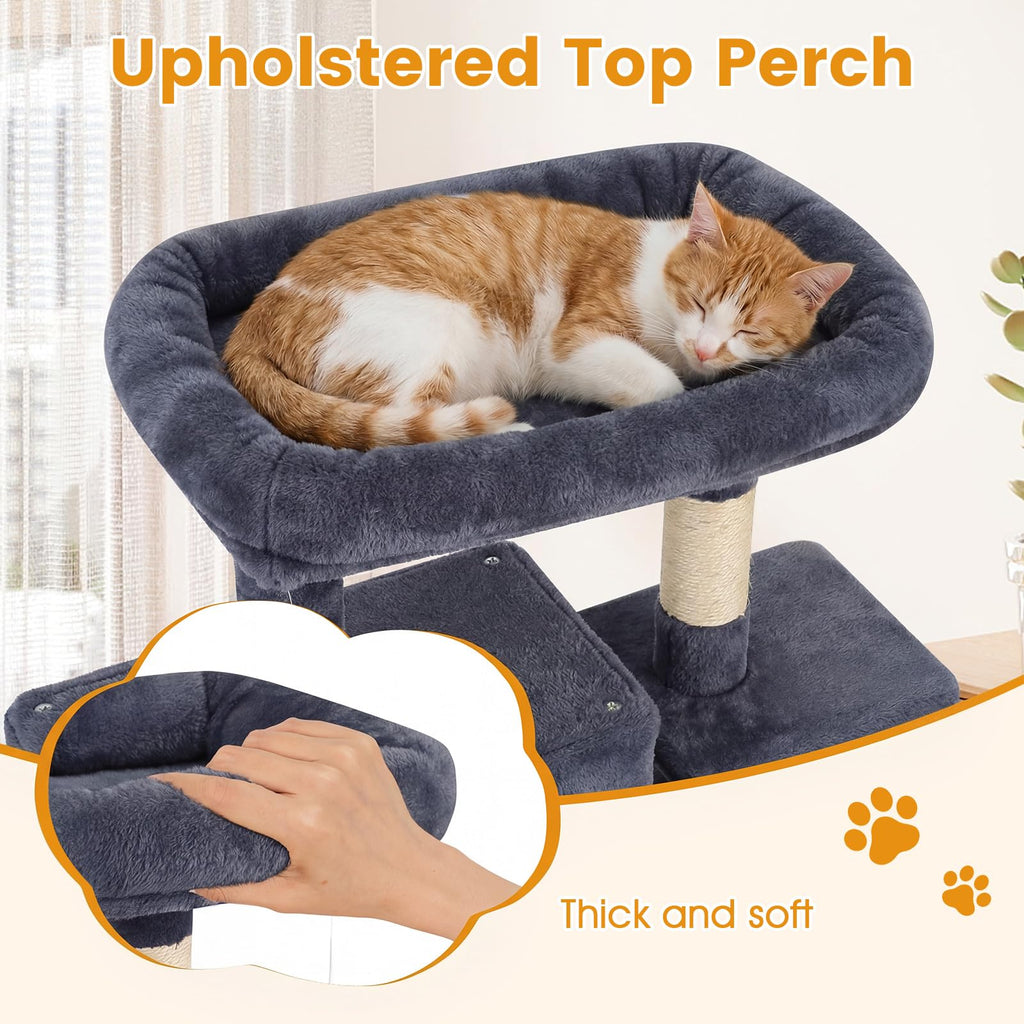 70-inch Multi-Level Cat Tree with Condos and Hammock K8668