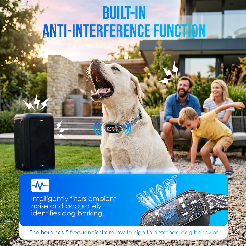 Dog Bark Collar 2 Pack, 7 Sensitivity Levels, 5 Training Modes I940