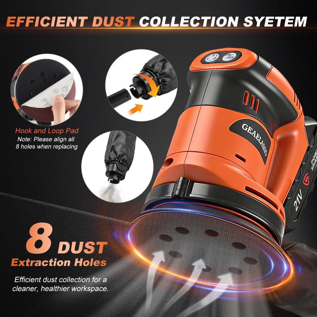 Cordless Random Orbital Sander 5 Inch R936998