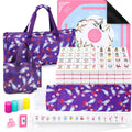 160 Mahjong Tiles with Non-Slip Mat and 4 Racks Mahjong Set X384