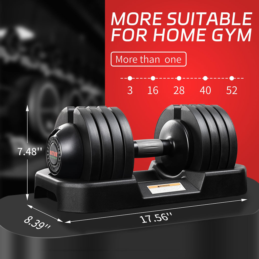 Adjustable Dumbbell Set with Tray B188326