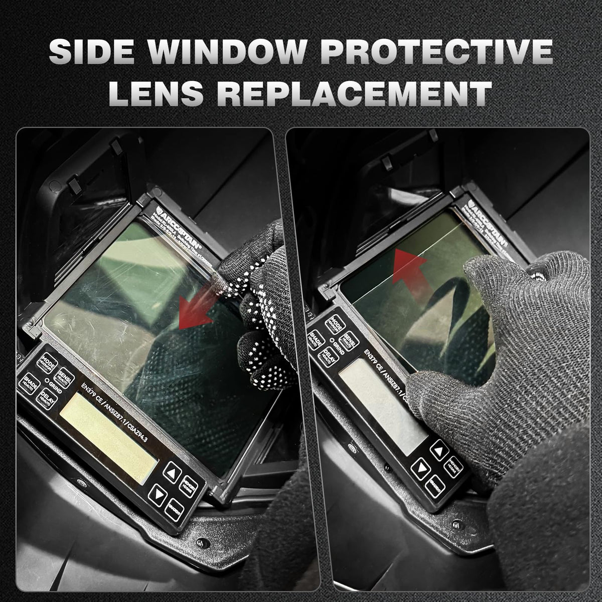 Replacement Lens with Blue Light Protection for Welding Helmet K6257