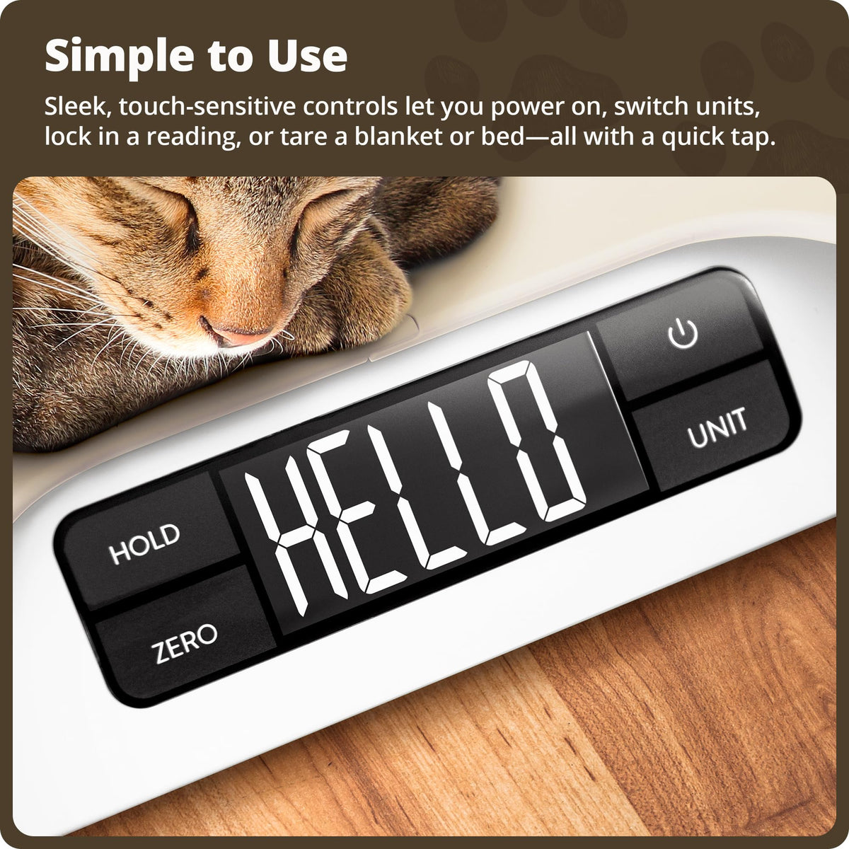 Digital Pet Scale for Cats, Dogs & Small Animals C6283