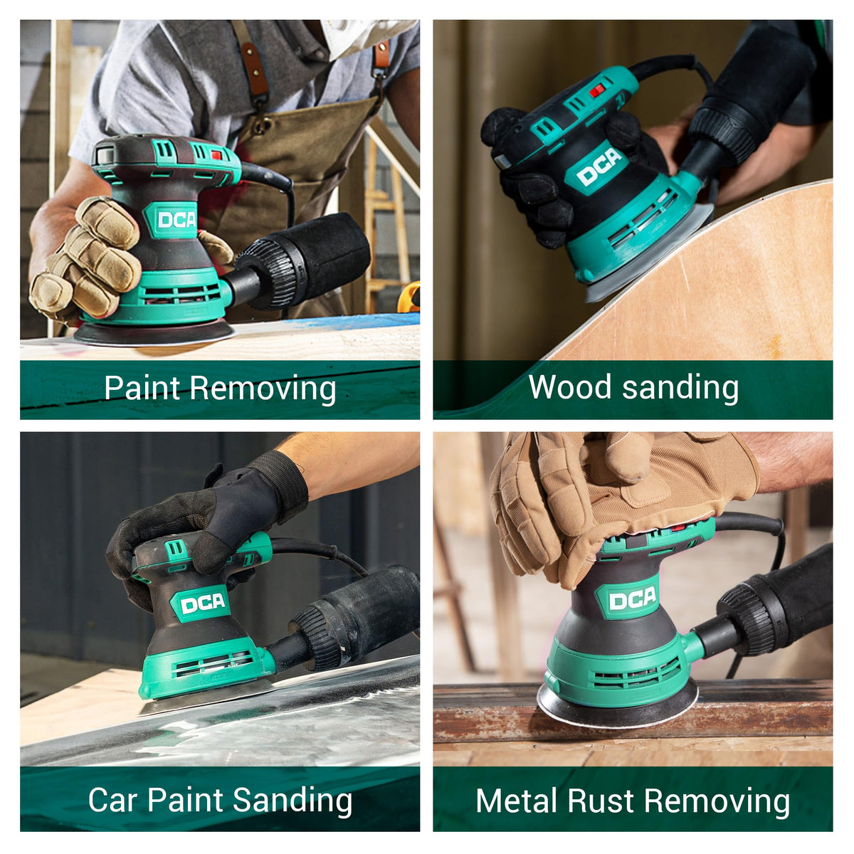 3.0 AMP Corded Random Orbital Sander 6 Speeds 5-Inch L43091