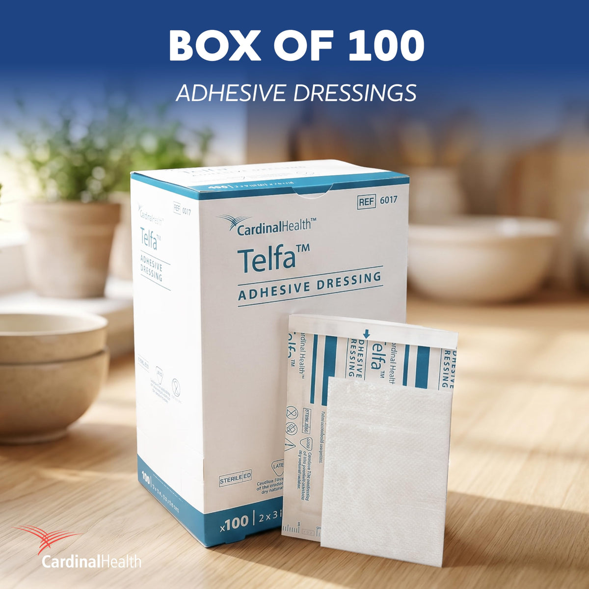 Sterile Adhesive Dressing 2" x 3" Pack of 100 L175948