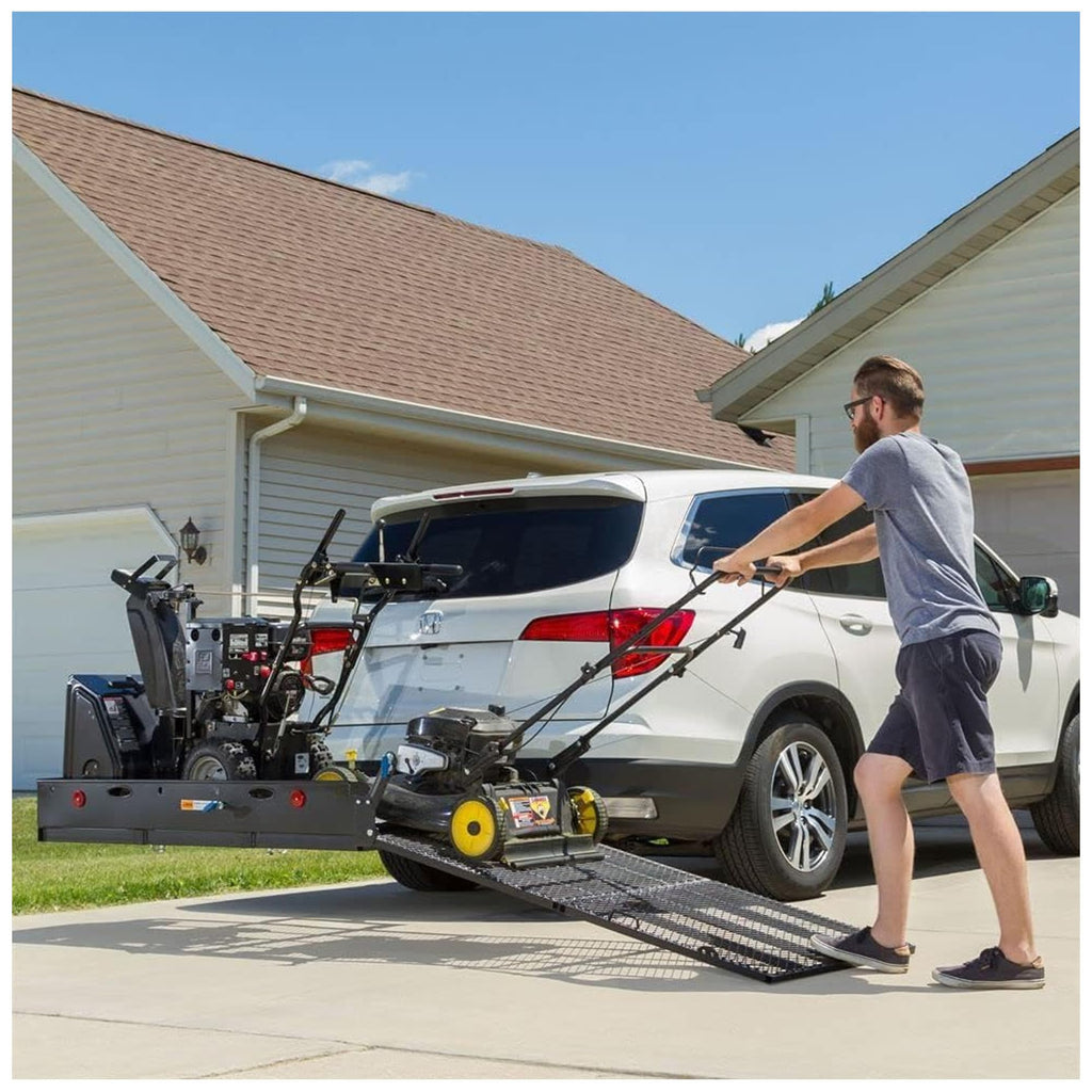 Folding Hitch Cargo Carrier with 60" Ramp T10799