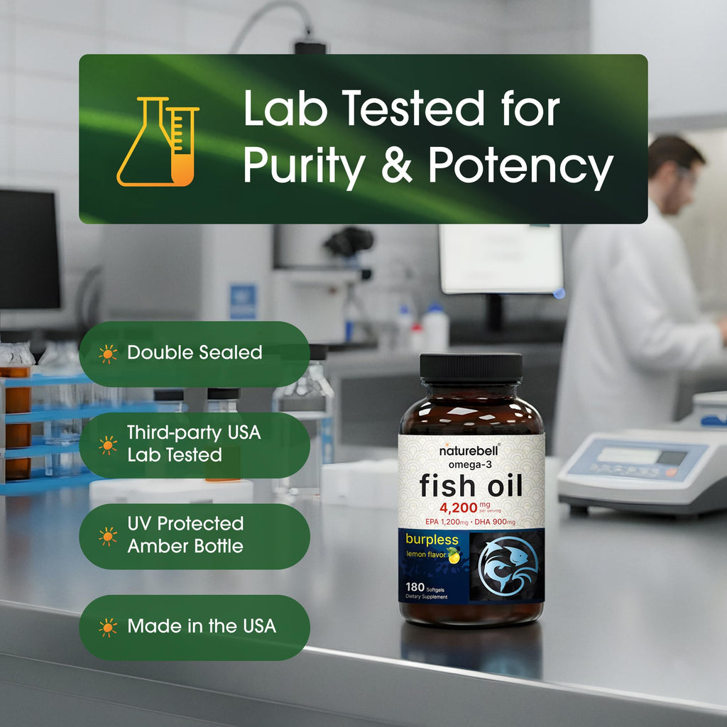 Omega-3 Fish Oil 180 Softgels Lemon Flavor G937