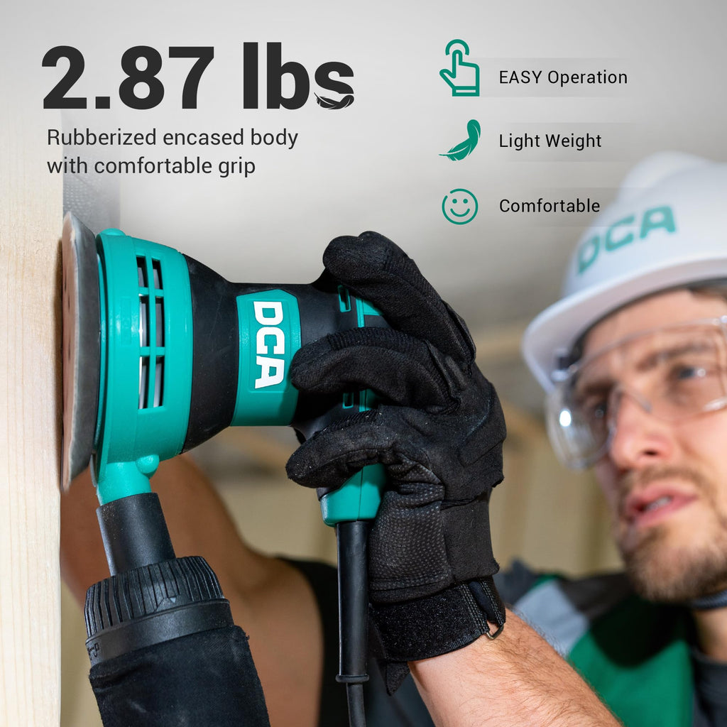 3.0 AMP Corded Random Orbital Sander 6 Speeds 5-Inch L43091