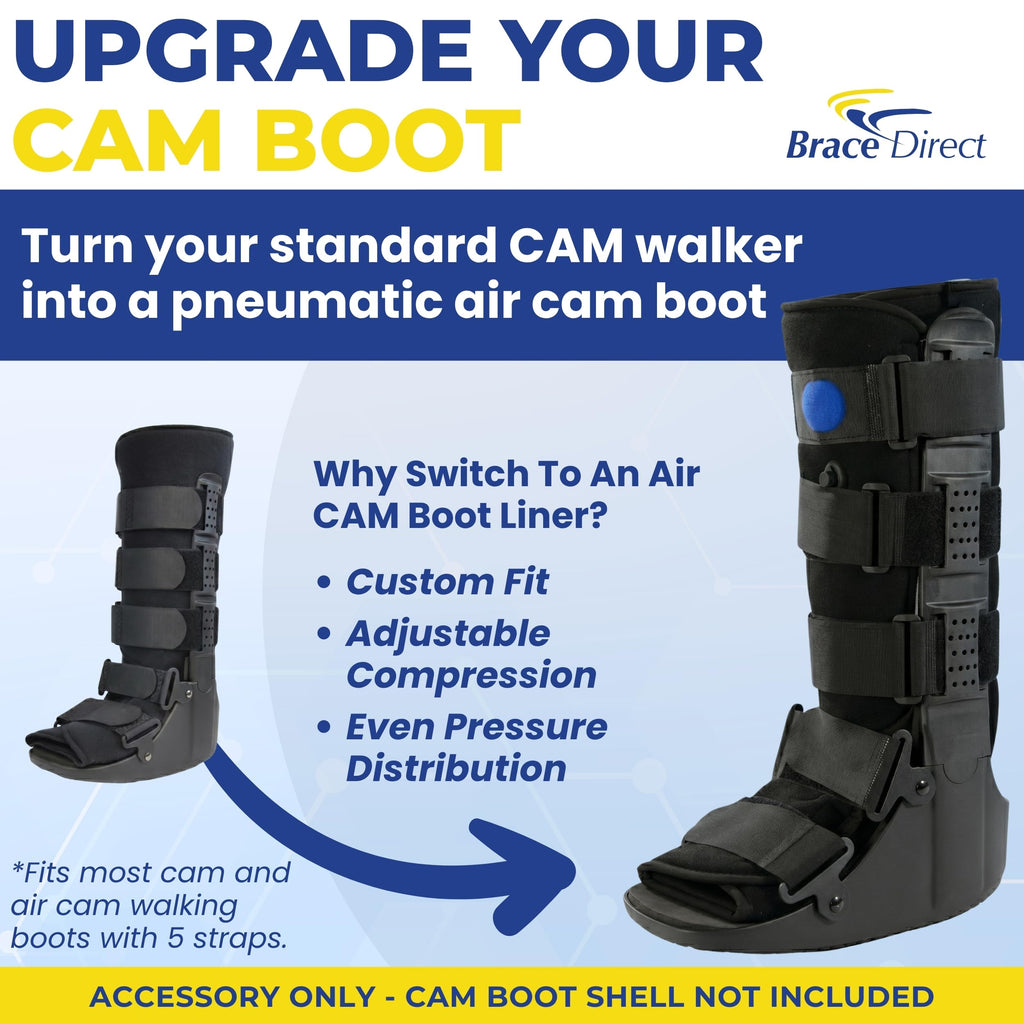 Tall Walking Boot Replacement Liner with Air Pump Bladder Y18436
