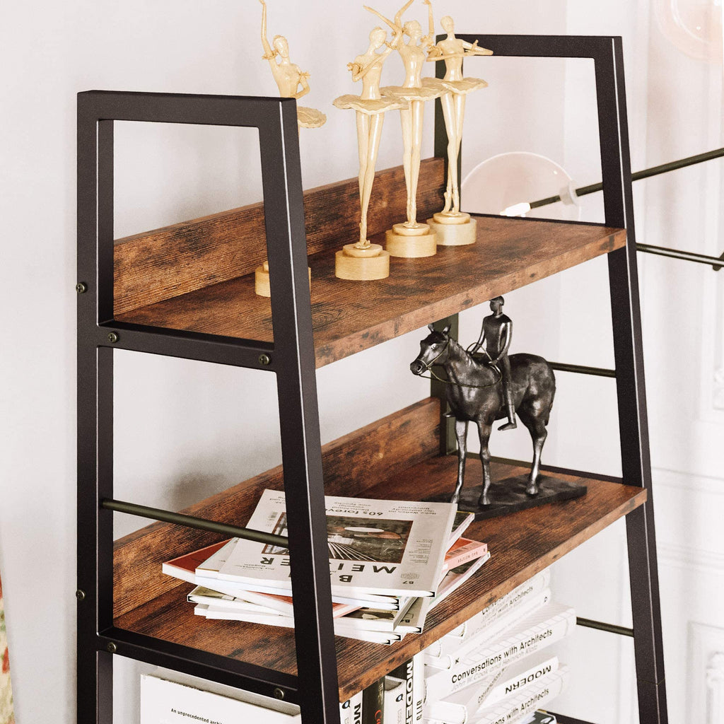 5 Tier Metal Frame Ladder Bookcase M943