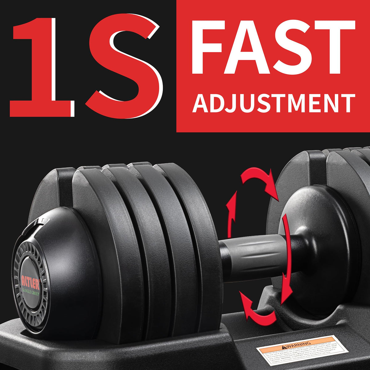 Adjustable Dumbbell Set with Tray B188326
