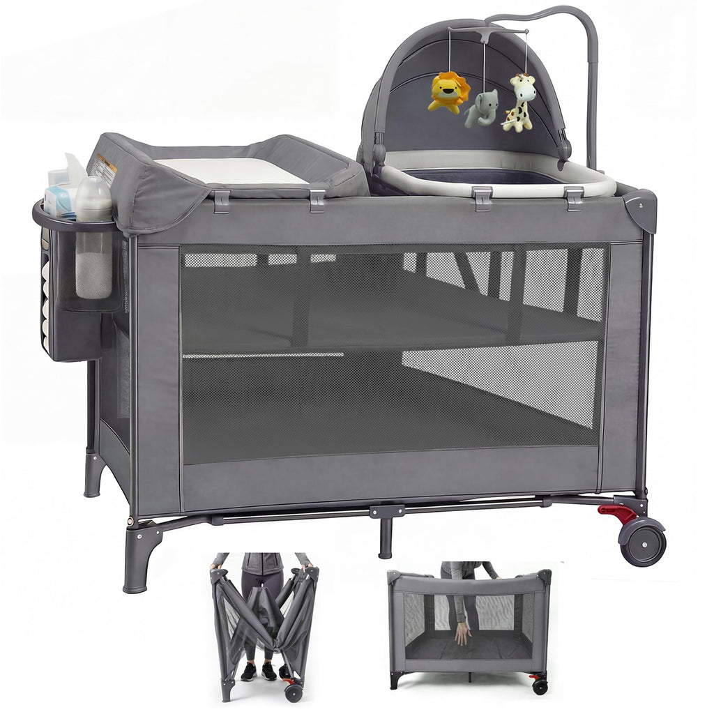 4 in 1 Baby Pack and Play with Bassinet G2890