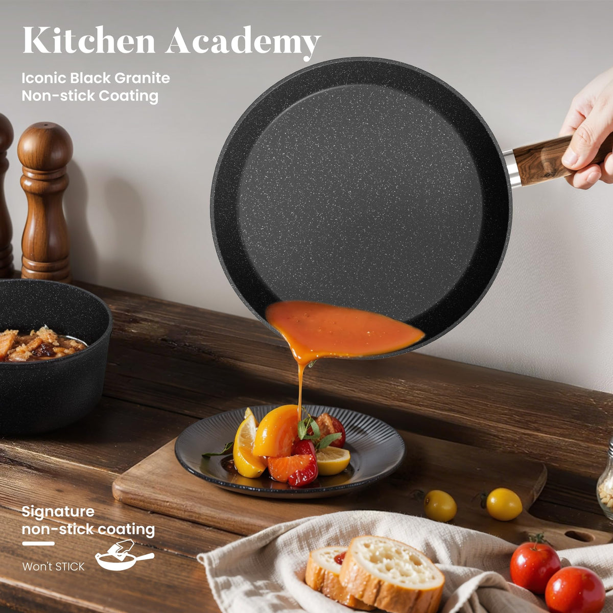 12 Pcs Non Stick Induction Cookware Set K429