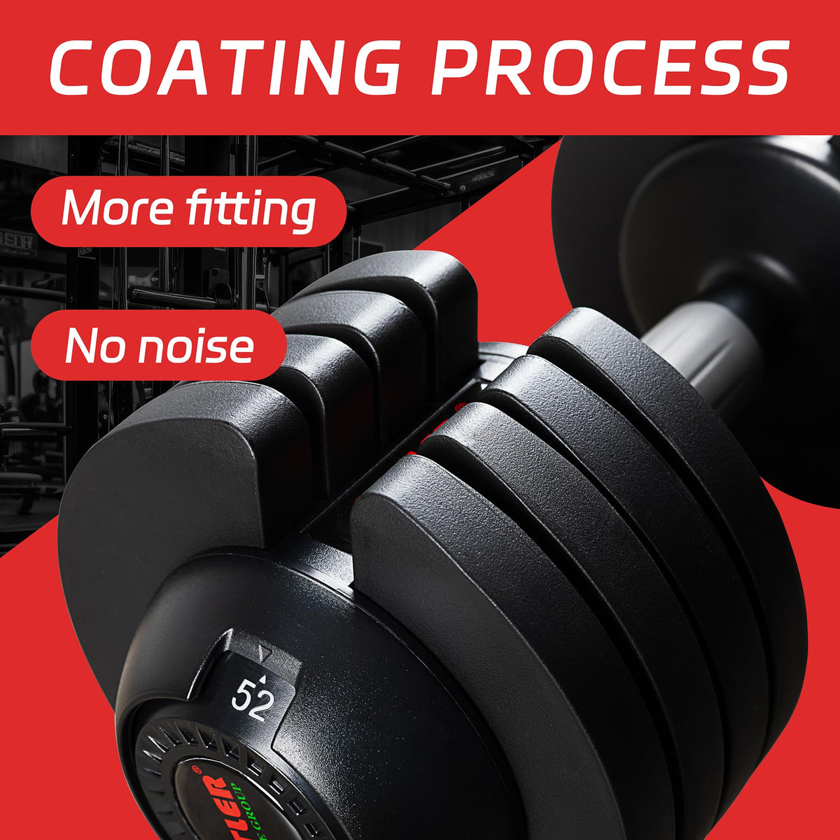 Adjustable Dumbbell Set with Tray B188326