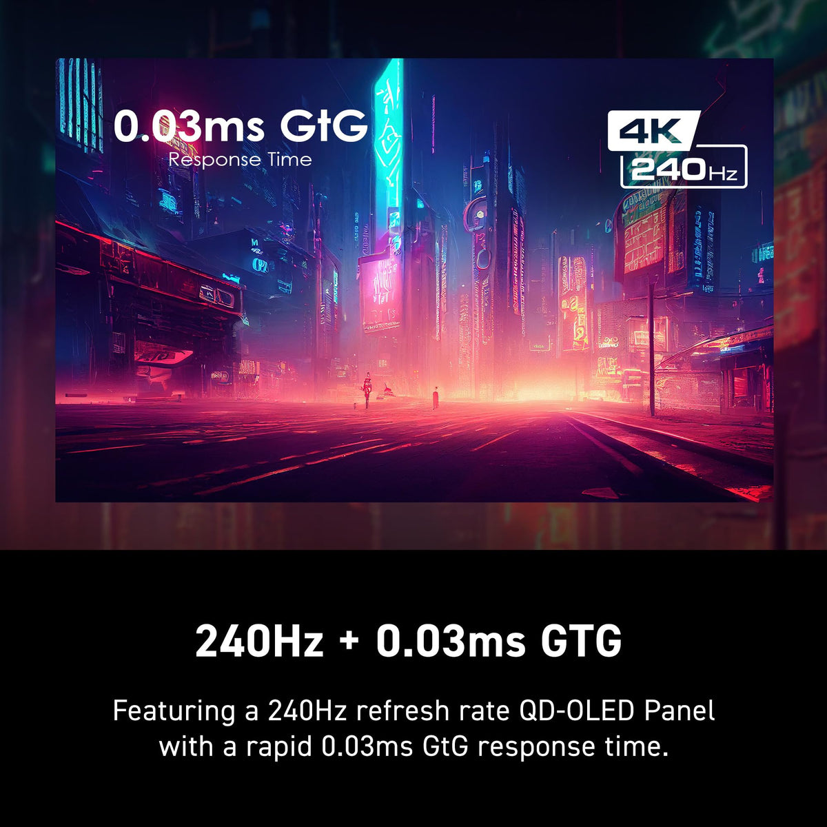 32-inch 3840 x 2160 UHD 240Hz QD-OLED Computer Monitor R930