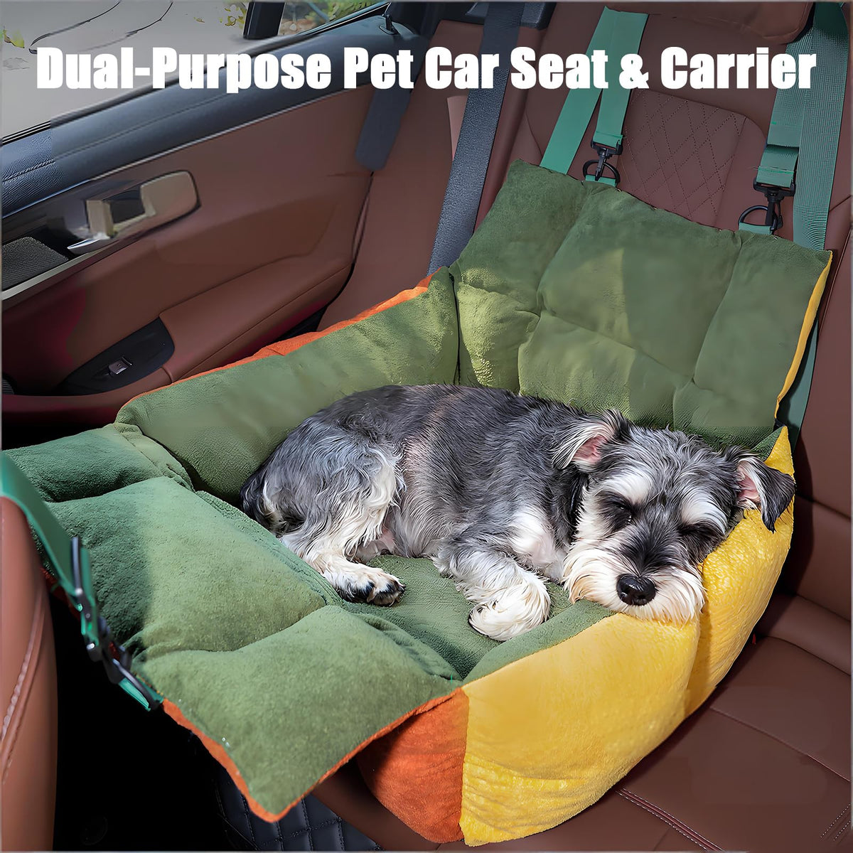 2-in-1 Dog Car Seat for Small Dogs C9941