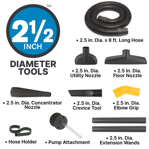 18 Gallon Wet/Dry Utility Vacuum K2672