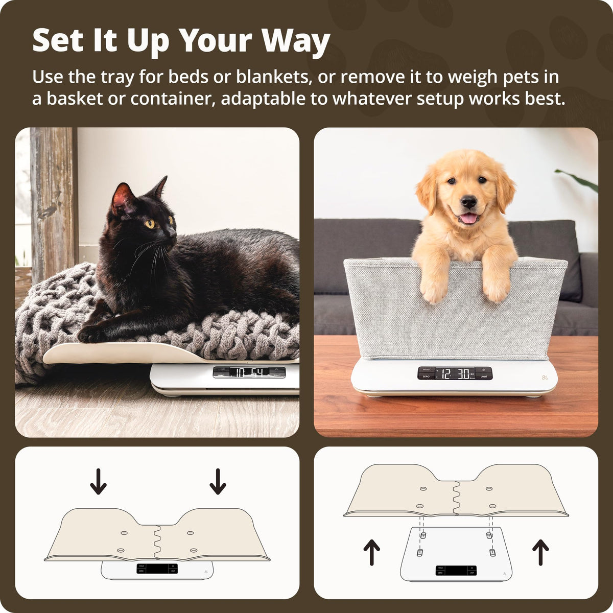Digital Pet Scale for Cats, Dogs & Small Animals C6283