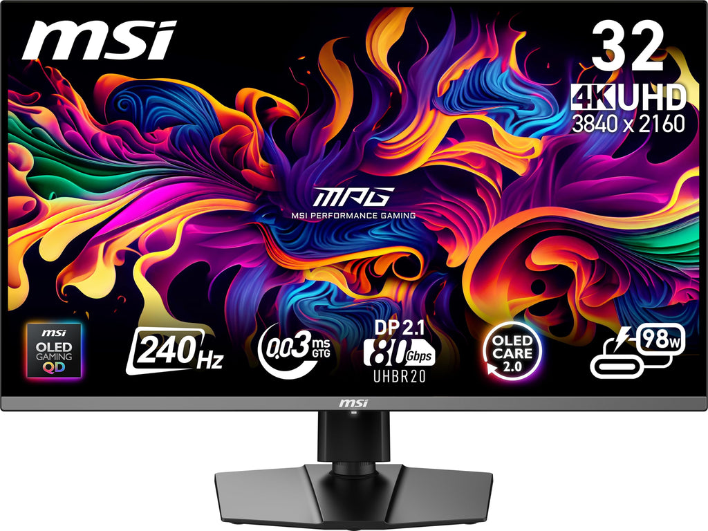 32-inch 3840 x 2160 UHD 240Hz QD-OLED Computer Monitor R930