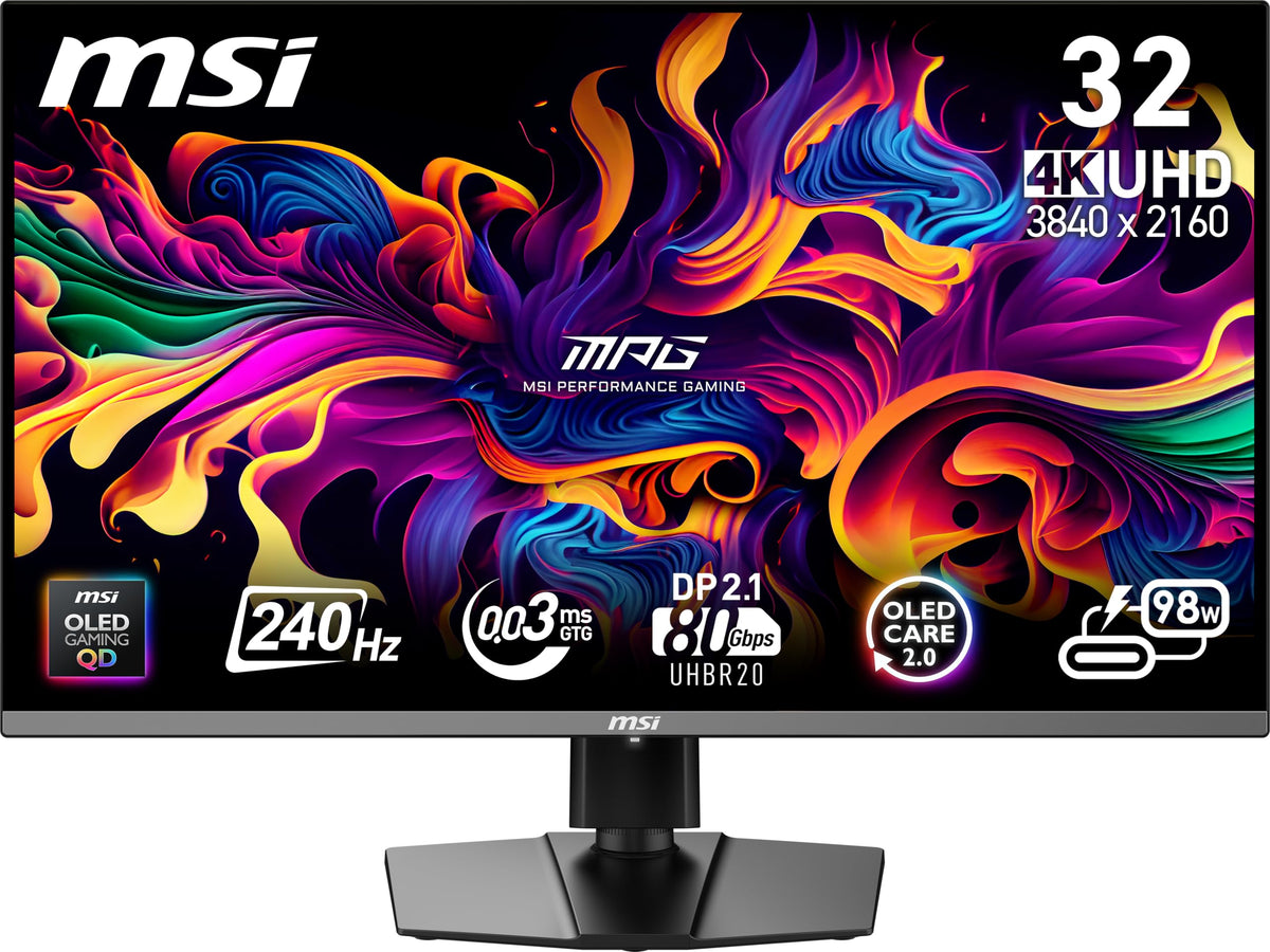 32-inch 3840 x 2160 UHD 240Hz QD-OLED Computer Monitor R930