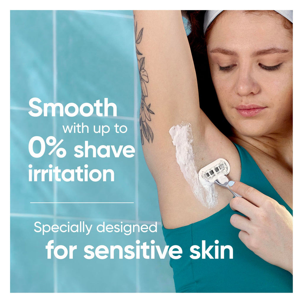 6 Count Sensitive Womens Razor Blade Refills Q6636